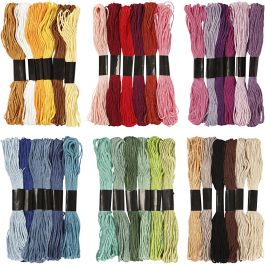 Broderitråd, tjocklek 1 mm, 252 bunt/ 1 förp. [HOB-41280]