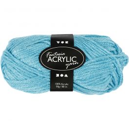 Fantasia Akrylgarn, L: 80 M, turkos, 50 g/ 1 nystan [HOB-421780]
