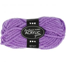 Fantasia Akrylgarn, L: 35 M, Maxi, lila, 50 g/ 1 nystan [HOB-421862]