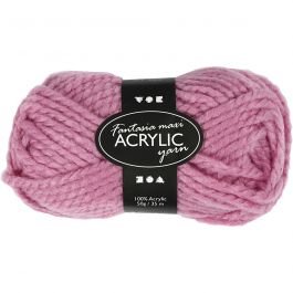 Fantasia Akrylgarn, L: 35 M, Maxi, rosa, 50 g/ 1 nystan [HOB-421871]
