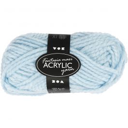Fantasia Akrylgarn, L: 35 M, Maxi, ljusblå, 50 g/ 1 nystan [HOB-421876]