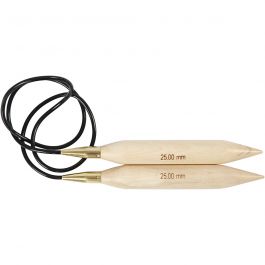 Rundsticka, L: 150 cm, stl. 25 mm, 1 st. [HOB-42196]