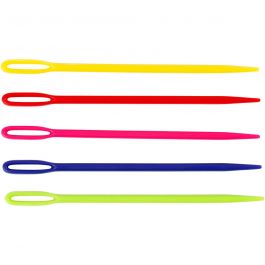 Sticknålar, L: 7 cm, mixade färger, 50 st./ 1 förp. [HOB-42209]
