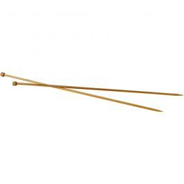 Stickor, L: 35 cm, stl. 4,5 mm, 1 par [HOB-42284]