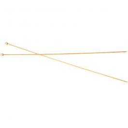 Stickor, L: 35 cm, stl. 2,5 mm, 1 par [HOB-42299]