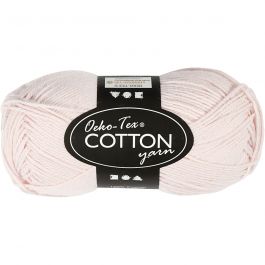 Bomullsgarn, nr. 8/4, L: 170 M, dusty rose, 50 g/ 1 nystan [HOB-431140]