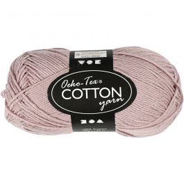 Bomullsgarn, nr. 8/4, L: 170 M, lavendel, 50 g/ 1 nystan [HOB-431170]