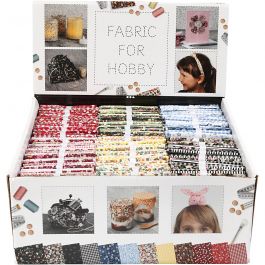 Patchworktyg, stl. 45x55 cm, 100 g, mixade färger, 48 bunt/ 1 förp. [HOB-44183]