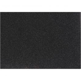 Stryktyg, A5, ark 148x210 mm, glitter, svart, 1 ark [HOB-44329]
