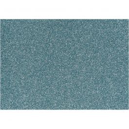 Stryktyg, A5, ark 148x210 mm, glitter, ljusblå, 1 ark [HOB-44335]