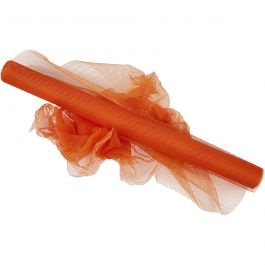 Tyll, B: 50 cm, orange, 5 m/ 1 rl. [HOB-44612]