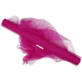 Tyll, B: 50 cm, rosa, 5 m/ 1 rl. [HOB-44614]