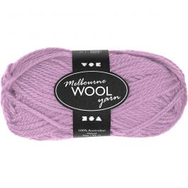 Melbourne ullgarn, L: 92 M, rosa, 50 g/ 1 nystan [HOB-44713]