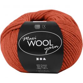 Ullgarn, L: 125 M, rostbrun, 100 g/ 1 nystan [HOB-447406]