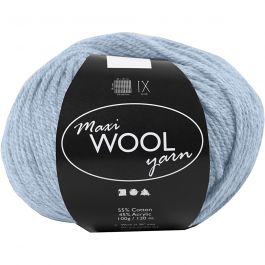 Ullgarn, L: 125 M, dusty blue, 100 g/ 1 nystan [HOB-447409]