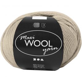 Ullgarn, L: 125 M, sandmelerad, 100 g/ 1 nystan [HOB-447416]