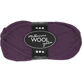 Melbourne ullgarn, L: 92 M, lila, 50 g/ 1 nystan [HOB-44780]