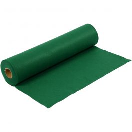 Hobbyfilt, B: 45 cm, tjocklek 1,5 mm, 180-200 g, grön, 5 m/ 1 rl. [HOB-45026]