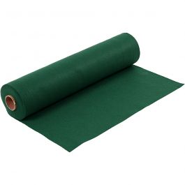 Hobbyfilt, B: 45 cm, tjocklek 1,5 mm, 180-200 g, mörkgrön, 5 m/ 1 rl. [HOB-45028]