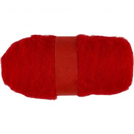 Kardad Ull, röd, 100 g/ 1 bunt [HOB-451760]