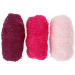 Kardad Ull, lila/pink harmoni, 3x10g/ 1 förp. [HOB-45334]