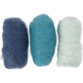 Kardad Ull, blå harmoni, 3x10 g/ 1 förp. [HOB-45335]