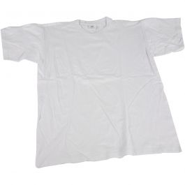 T-shirts, B: 48 cm, stl. small, rund hals, 145 g, vit, 1 st. [HOB-47210]