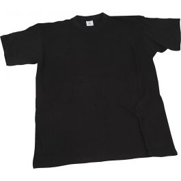 T-shirts, B: 59 cm, stl. X-large, rund hals, 145 g, svart, 1 st. [HOB-47234]