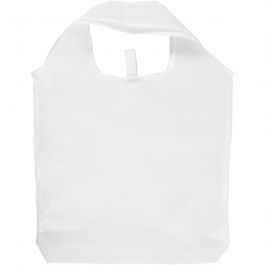 Shopping bag, stl. 37x37 cm, vit, 1 st. [HOB-474372]