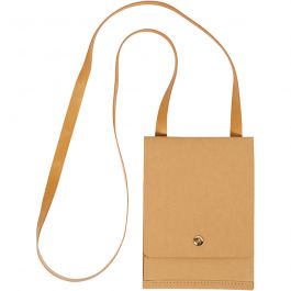 Axelväska, H: 18 cm, L: 13 cm, 350 g, ljusbrun, 1 st. [HOB-49892]