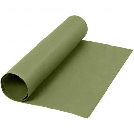 Läderpapper, B: 50 cm, enfärgad, 350 g, grön, 1 m/ 1 rl. [HOB-498941]