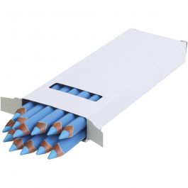 edu Kraftiga Färgblyertspennor, tjocklek 10 mm, kärna 6,25 mm, ljusblå, 12 st./ 1 förp. [HOB-408051]