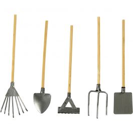 Trädgårdsredskap, L: 11 cm, 5 st./ 1 förp. [HOB-500130]