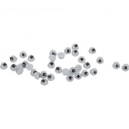 Rörliga Ögon, ej självhäftande, Dia. 4 mm, 1000 st./ 1 förp. [HOB-501041]