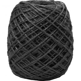 Naturhampa, tjocklek 1-2 mm, svart, 150 m/ 1 rl. [HOB-503237]