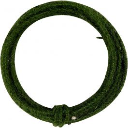 Jute Wire, tjocklek 2-4 mm, grön, 3 m/ 1 förp. [HOB-503494]