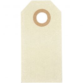 Manillamärken, stl. 3x6 cm, 250 g, cream, 30 st./ 1 förp. [HOB-510030]