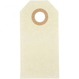 Manillamärken, stl. 3x6 cm, 250 g, cream, 1000 st./ 1 förp. [HOB-510031]