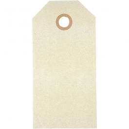 Manillamärken, stl. 5x10 cm, 250 g, cream, 20 st./ 1 förp. [HOB-510050]
