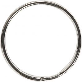 Nyckelringar, Dia. 30 mm, 6 st./ 1 förp. [HOB-512470]