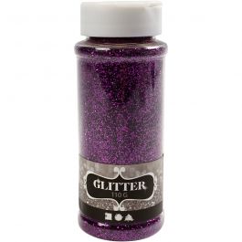 Glitter, lila, 110 g/ 1 burk [HOB-512651]