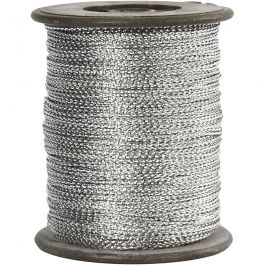 Tråd, tjocklek 0,5 mm, silver, 100 m/ 1 rl. [HOB-51531]
