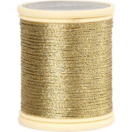 DMC tråd, tjocklek 0,36 mm, guld, 40 m/ 1 rl. [HOB-51534]