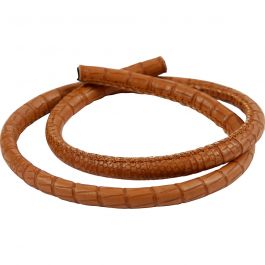 Krokodilmönster, tjocklek 6 mm, brun, 50 cm/ 1 förp. [HOB-51562]