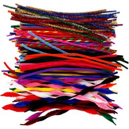 Piprensare, L: 30,5 cm, tjocklek 4-6 mm, mixade färger, 250 mix./ 1 förp. [HOB-51633]