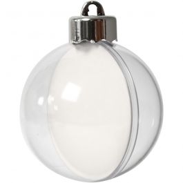Deko-kula, Dia. 6 cm, transparent, 8 st./ 1 förp. [HOB-52142]