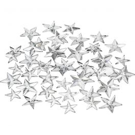 Rhinestones, stl. 11+12+16 mm, silver, 360 st./ 1 förp. [HOB-52241]