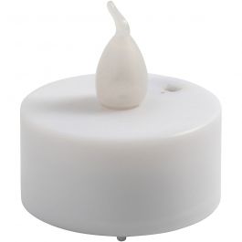 LED Värmeljus, H: 35 mm, Dia. 38 mm, 6 st./ 1 förp. [HOB-52332]