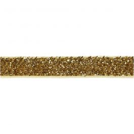 Dekorationsband, B: 10 mm, guld, 5 m/ 1 rl. [HOB-52444]