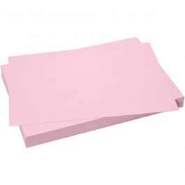 Kartong, ark 50x70 cm, 270 g, ljusrosa, 10 ark/ 1 förp. [HOB-540940]